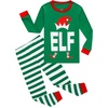 image:imageMatching Family Pajamas Christmas Sleepwear Cotton Holiday Valentine Halloween PjsChristmasElf
