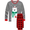 image:imageMatching Family Pajamas Christmas Sleepwear Cotton Holiday Valentine Halloween PjsChristmasPolarbear12023
