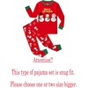 image:imageMatching Family Pajamas Christmas Sleepwear Cotton Holiday Valentine Halloween PjsChristmasRedSnowman2023