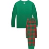 image:imageMatching Family Pajamas Christmas Sleepwear Cotton Holiday Valentine Halloween PjsGreenplaid