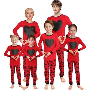 image:imageMatching Family Pajamas Christmas Sleepwear Cotton Holiday Valentine Halloween PjsFamilylove