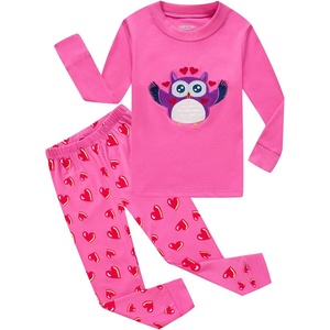 image:imageOwl Baby Girls Long Sleeve Pajamas Sets 100 Cotton Pyjamas Infant Kids Pjs Size 1824 Months