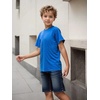 image:imageFamily Feeling Boys Short Sleeve Crewneck Kids TShirts Top Girls TeeBlue