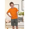 image:imageFamily Feeling Boys Short Sleeve Crewneck Kids TShirts Top Girls TeeOrange