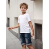 image:imageFamily Feeling Boys Short Sleeve Crewneck Kids TShirts Top Girls TeeWhite