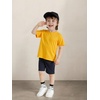 image:imageFamily Feeling Boys Short Sleeve Summer Crewneck Kids TShirts Top Girls 2Piece TeeYellow