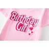 image:imageFamily Feeling Girl Tshirts Short Sleeve Crewneck Kids TShirts Top TeePink
