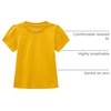 image:imageFamily Feeling Girl Tshirts Short Sleeve Crewneck Kids TShirts Top TeeYellow