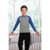 image:imageFamily Feeling Kids Long Sleeve Crewneck Boys Tee TShirtWhiteGrey