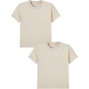 image:imageFamily Feeling Boys Short Sleeve Crewneck Kids TShirts Top Girls TeeBeige