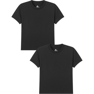 image:imageFamily Feeling Boys Short Sleeve Crewneck Kids TShirts Top Girls TeeBlack