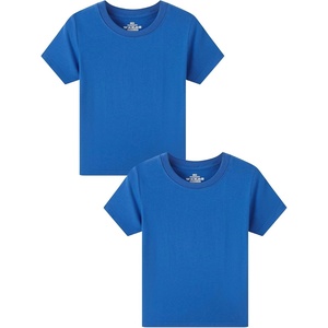 image:imageFamily Feeling Boys Short Sleeve Crewneck Kids TShirts Top Girls TeeBlue