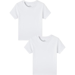 image:imageFamily Feeling Boys Short Sleeve Crewneck Kids TShirts Top Girls TeeWhite