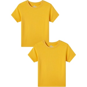 image:imageFamily Feeling Boys Short Sleeve Crewneck Kids TShirts Top Girls TeeYellow