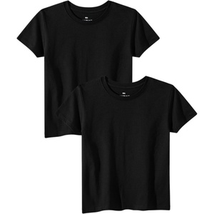 image:imageFamily Feeling Boys Short Sleeve Summer Crewneck Kids TShirts Top Girls 2Piece TeeBlack