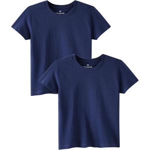 image:imageFamily Feeling Boys Short Sleeve Summer Crewneck Kids TShirts Top Girls 2Piece TeeNavy