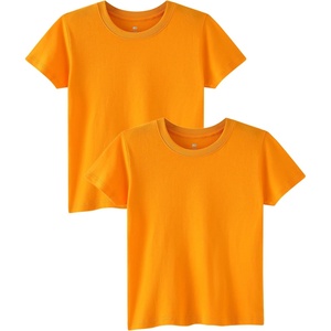 image:imageFamily Feeling Boys Short Sleeve Summer Crewneck Kids TShirts Top Girls 2Piece TeeOrange
