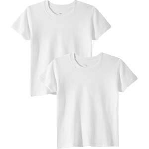 image:imageFamily Feeling Boys Short Sleeve Summer Crewneck Kids TShirts Top Girls 2Piece TeeWhite