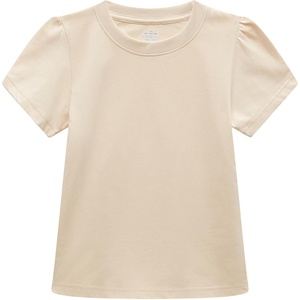 image:imageFamily Feeling Girl Tshirts Short Sleeve Crewneck Kids TShirts Top TeeBeige