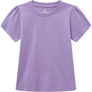 image:imageFamily Feeling Girl Tshirts Short Sleeve Crewneck Kids TShirts Top TeePurple