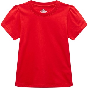 image:imageFamily Feeling Girl Tshirts Short Sleeve Crewneck Kids TShirts Top TeeRed