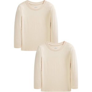 image:imageFamily Feeling Kids Long Sleeve Crewneck Boys Tee TShirtBeige