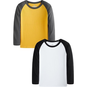 image:imageFamily Feeling Kids Long Sleeve Crewneck Boys Tee TShirtWhiteYellow