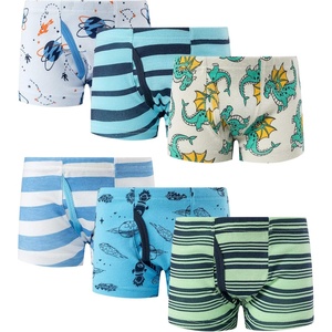 image:imageFamily Feeling Little Boys Cotton Boxer Brief Soft UnderwearColor 005