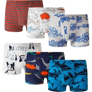 image:imageFamily Feeling Little Boys Cotton Boxer Brief Soft UnderwearColor 012