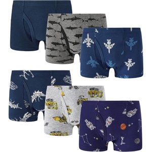 image:imageFamily Feeling Little Boys Cotton Boxer Brief Soft UnderwearColor 013