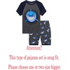 image:imageFamily Feeling Little Big Boys Summer Pajamas Sets Short 100 Cotton PjsSharkF5
