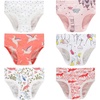 image:imageFamily Feeling Girls Soft Underwear  Comfortable amp Breathable Printed Pattern Panties for Kids6 Pack  BalloonCartoonAnimal Print