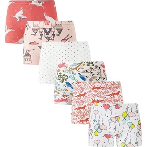 image:imageFamily Feeling Soft Cotton Girls Boyshort Panties Brief Underwear6 Pack Animal PrintingBalloon