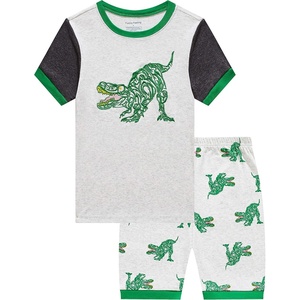 image:imageFamily Feeling Little Boys Dinosaur Pajamas Short Sets 100 Cotton Kid Summer Pjs 5