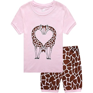 image:imageFamily Feeling Boys Girls Pajamas Toddler Pjs 100 Cotton Kids SleepwearsGiraffeF3