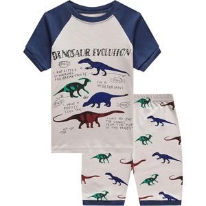 image:imageFamily Feeling Little boys Dinosaur Pajamas Short Sets 100 Cotton Kid Summer Pjs 6