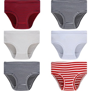 image:imageGirls 100 Cotton Underwear  Comfortable amp Breathable Panties for Kids6 Pack  Striped26