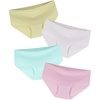 image:imageFamily Feeling Seamless Panties for Teen Girls 4PackColor 1