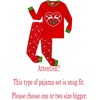 image:imageFamily Feeling Toddler Holiday Christmas Reindeer Matching Family Long Sleeves Pajamas Set Size 2T
