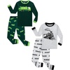 image:imageFamily Feeling Striped Boys Girls 2 Piece Christmas Pajamas Set 100 Cotton Pjs4piecetraintruck2022