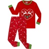 image:imageFamily Feeling Toddler Holiday Christmas Reindeer Matching Family Long Sleeves Pajamas Set Size 2T