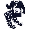 image:imageFamily Feeling Little Big Boy Pajamas Sets 100 Cotton Pjs Kids JammiesRabbitBlueF1