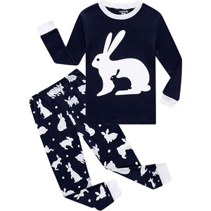 image:imageFamily Feeling Little Big Boy Pajamas Sets 100 Cotton Pjs Kids JammiesRabbitBlueF1