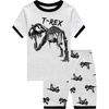 image:imageFamily Feeling Little Boys Dinosaur Pajamas Short Sets 100 Cotton Toddler Kid Summer 3T