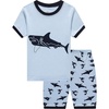 image:imageFamily Feeling Shark Little Boys Shorts Set Pajamas 100 Cotton Sleepwear Kid Blue Size 6